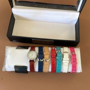 VINTAGE KESSARIS  LEATHER QUARTZ WOMEN WATCH